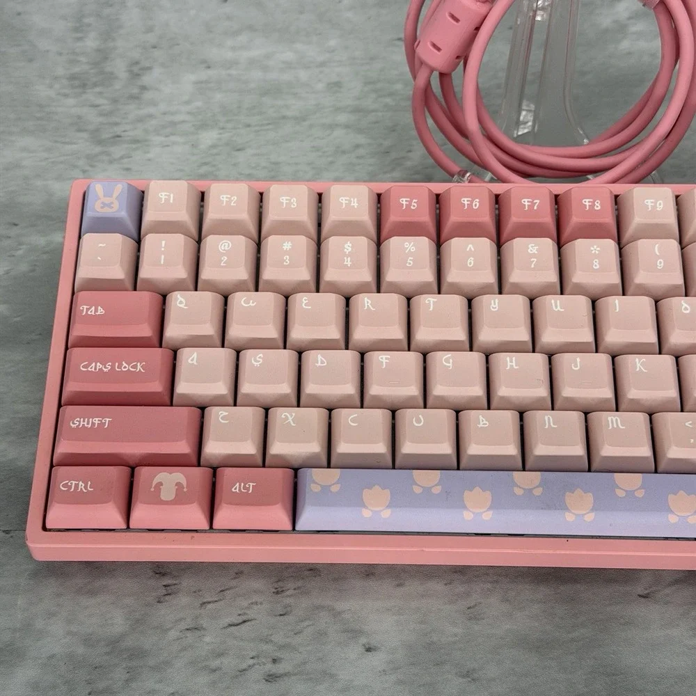 Akko 3084 B Plus Mechanical Keyboard Black/Purple/ White Tokyo Style